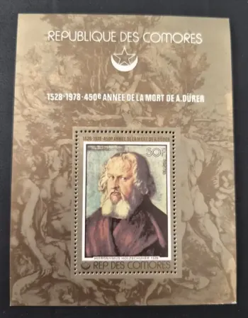 Comores 1978 Mi. Bl. 135 Dürer Hieronymus Holzschuher peinture