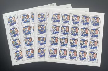 Mali 1994 YT 602-605 planche football coupe du monde Maradona Beckenbauer