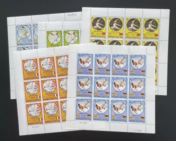 Upper Volta 1972 YT PA 108-112 sheet Munich Olympics winners sport