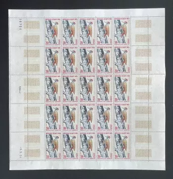 Obervolta 1964 YT PA 18 Bogen Mesopicos goertae Specht Vogel Fauna