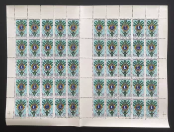 Madagascar 1967 YT 429 sheet Lions International Ravenala