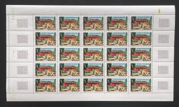 Madagascar 1971 YT 488 planche poste automobile rurale camion journée du timbre