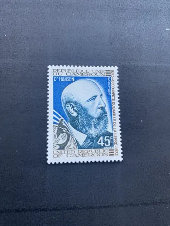 Cameroon 1973 Mi. 737 Dr Hansen leprosy bacillus discovery medicine