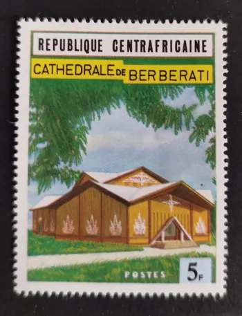 Centrafrique 1970 Mi. 240 cathédrale Berberati église architecture