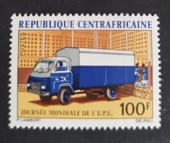 Centrafrique 1972 Mi. 285 Journée mondiale UPU camion postal transport