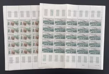 Madagascar 1960 YT PA 78-79 sheet sugarcane tobacco agriculture