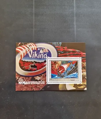 Comores 1976 Mi. Bl. 308 Bicentenaire Viking Découverte Amérique