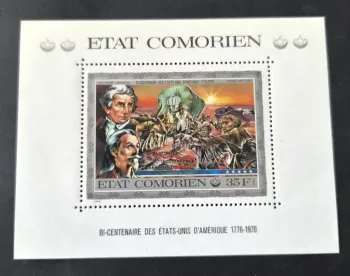 Comores 1976 Mi. 259 Bicentenaire États-Unis Amérique Ouest