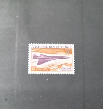 Comores 1969 Mi. 102 Concorde premier vol poste aérienne avion