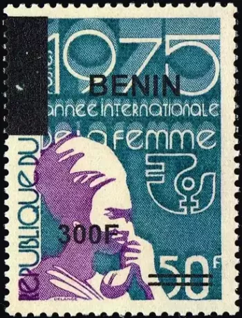 Benin 2009 Mi. 1509 überdruck 300F Int. Jahr der Frau 1975