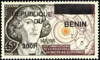 Benin 2009 Mi. 1602 Aufdruck Kopernikus Astronomie Venus Mariner Weltraum
