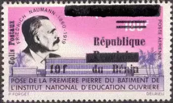 Bénin 2002 Mi. 41 Paketmarke surchargé colis postaux Naumann