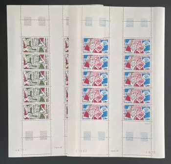 Mali 1978 YT 309-310 sheet board games dominos bridge cards