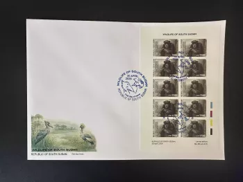 Sud-Soudan 2026 M/S FDC ND Chimpanzé faune sauvage feuillet édition limitée