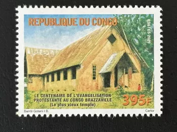 Congo Brazzaville 2009 Mi. 1797 Protestant Evangelization Centenary 395F