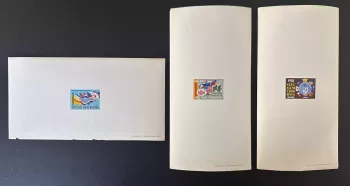Südvietnam 1968 YT 331-332 334 Luxusproben Flaggen Diplomatie
