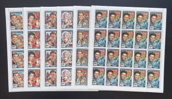 Mali 1994 YT 630-635 Bogen Elvis Presley Monroe Douglas Kino