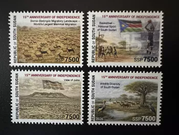 South Sudan 2026 independence migration fauna basketball Juba flag
