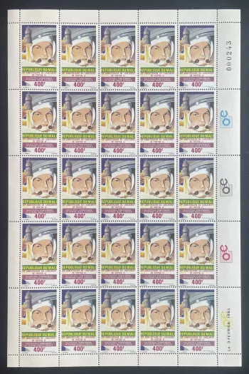Mali 1983 YT PA 462 Bogen Tereschkowa Wostok VI Weltraum Kosmonaut