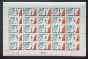 Mali 1986 YT PA 511 sheet Statue of Liberty Centenary 1886-1986