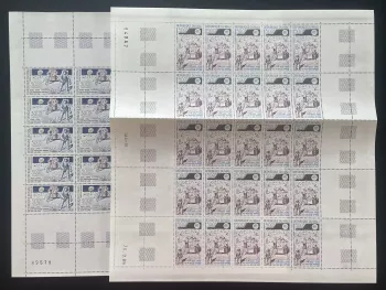Mali 1989 YT PA 539-540 planche premiers hommes Lune Apollo 11 espace