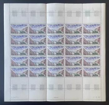 Mali 1967 YT PA 41 sheet Black Cruise 1924 Hoggar crossing