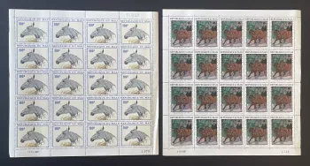 Mali 1967 YT PA 51-52 Toulouse-Lautrec Pferd Gemälde Kunst