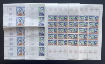 Mali 1972 YT PA 148-150 Bogen Olympische Spiele München Fußball