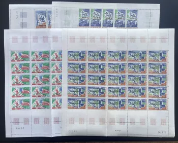 Mali 1972 YT PA 165-168 Bogen Aufdruck Olympia München Borzov Judo
