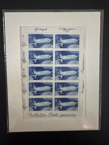 France 1999 YT F63a sheet Airbus A300-B4 airmail aviation