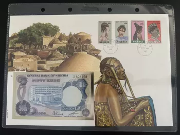 Nigeria FDC 1987 Traditionelle Frisuren 50 Kobo Lagos