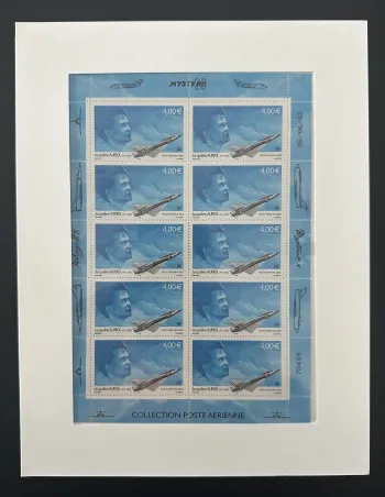 France 2003 YT PA F66b feuillet Jacqueline Auriol poste aérienne aviation