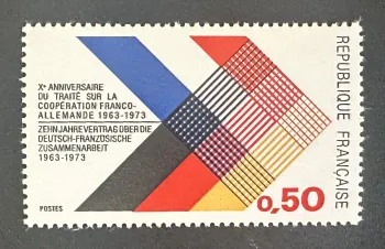 Frankreich 1973 Mi. 1819 Gemeinschaftsausgabe Deutsch-Französischer Vertrag