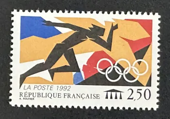 France 1992 Mi. 2890 émission commune Jeux Olympiques Barcelone