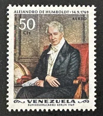 Venezuela 1969 Mi. 1800 émission commune Alexander von Humboldt