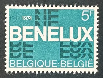 Belgique 1974 Mi. 1775 émission commune Benelux 30e anniversaire