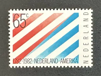 Niederlande 1982 Mi. 1208 Gemeinschaftsausgabe USA-Beziehungen Flaggen