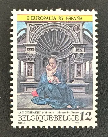 Belgique 1985 Mi. 2209 émission commune Europalia 85 Jan Gossaert