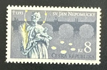 République tchèque 1993 Mi. 4 émission commune St Jean Népomucène