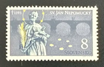 Slovaquie 1993 Mi. 167 émission commune Saint Jean Népomucène Prague