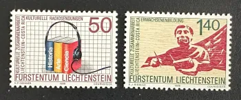 Liechtenstein 1988 Mi. 945-946 émission commune coopération Costa Rica