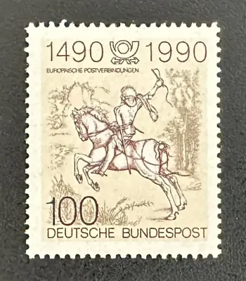 Deutschland 1990 Mi. 1445 Gemeinschaftsausgabe Europäischer Postreiter
