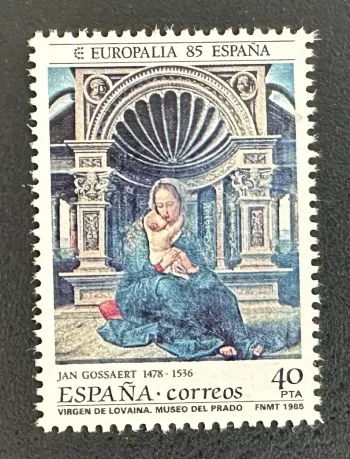 Spanien 1985 Mi. 2664 Gemeinschaftsausgabe Europalia 85 Jan Gossaert
