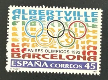 Spain 1992 Mi. 3073 Joint Issue Olympic Games Barcelona Albertville
