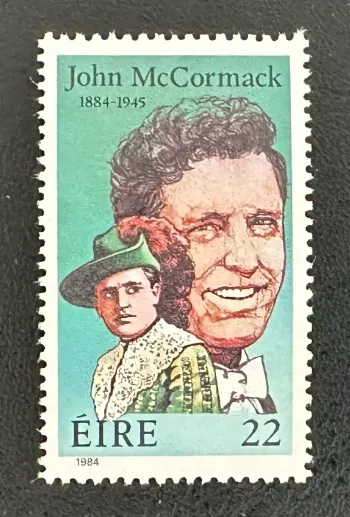 Irlande 1984 Mi. 541 émission commune John McCormack ténor opéra