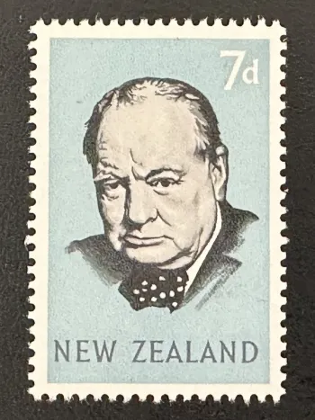 Nouvelle-Zélande 1965 Mi. 440 émission commune Churchill portrait