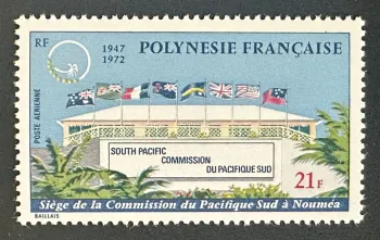 Französisch-Polynesien 1972 Mi. 153 Gemeinschaftsausgabe Südpazifik-Kommission
