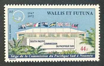 Wallis-et-Futuna 1972 Mi. 236 émission commune Commission Pacifique Sud
