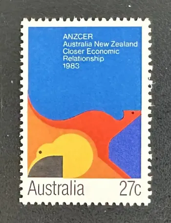 Australie 1983 Mi. 830 émission commune ANZCER Nouvelle-Zélande