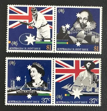 Australien 1988 Mi. 1114-1117 I Gemeinschaftsausgabe UK Shakespeare